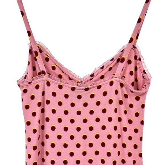 Reformation Pink Polka Dot Midi Dress - Picture 5 of 10